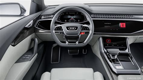 the interior of an audi car