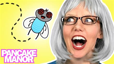 OLD LADY WHO SWALLOWED A FLY ♫| Nursery Rhyme for Kids | Pancake Manor - YouTube Music