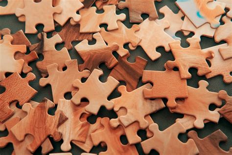 Brown Puzzle Pieces · Free Stock Photo