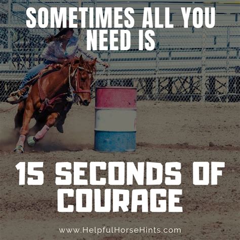 17 Remarkable Barrel Racing Quotes with Shareable Pictures | Helpful Horse Hints