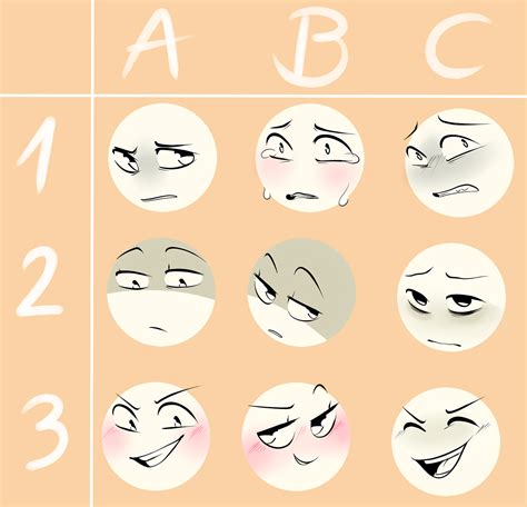 crispych0colate: “i made some expression memes for yall! These were actually REALLY fun to do ...