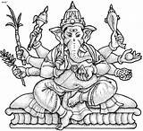 Lord Ganesha Coloring Page  Kids Portal For Parents sketch template