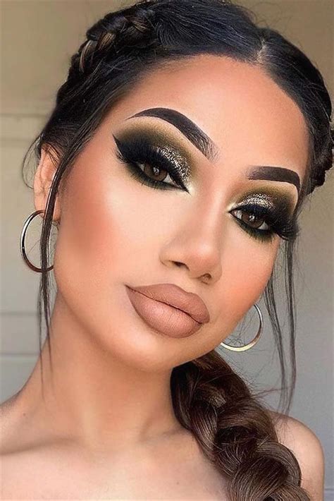 10 Bold Smokey Eye With Different Lipstick Colors Makeup Looks - Women ...