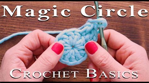 Crochet Magic Circle - Magic Loop Easy and Slow Lesson on Crocheting Basics - YouTube