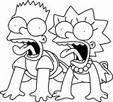 Simpsons Coloring Pages To Print Out  Home sketch template
