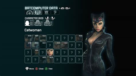 Character bios - Batman: Arkham City | Interface In Game