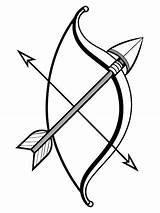 Arrow bow coloring Book Pages For Children And Adults With Vector  sketch template