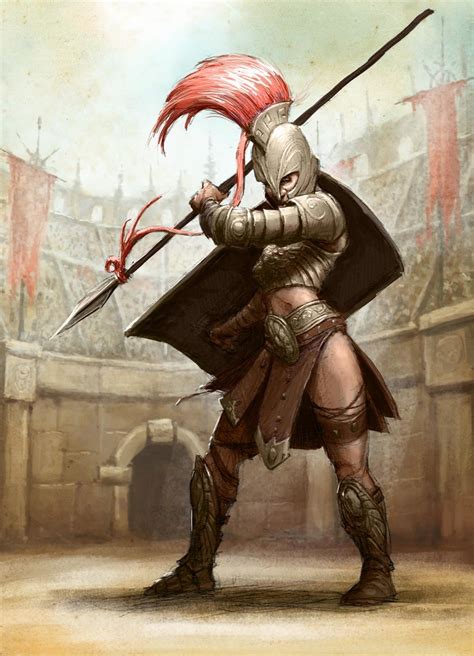 ArtStation - Gladiators!!!, Tomek Larek | Character art, Fantasy ...