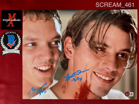 SCREAM_461 - 11x14 Photo Autographed By Matthew Lillard & Skeet Ulrich – Mintych Authentics