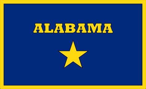 The 1861 flag of Alabama, which had an other, nonexistent, Alabama flag ...