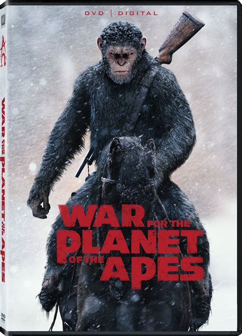 War for the Planet of the Apes DVD Release Date October 24, 2017