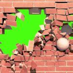 Brick Wall Explosion - PixelBoom