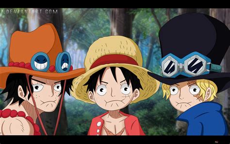 One Piece - Ace, Sabo et Luffy, Brothers HD fond d'écran télécharger