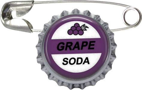 Amazon.com: 1 Grape Soda Bottle Cap Pin Inspired by Up: Kitchen & Dining