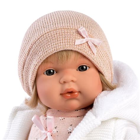 Llorens Crying Baby Doll Lola with Blanket 38cm