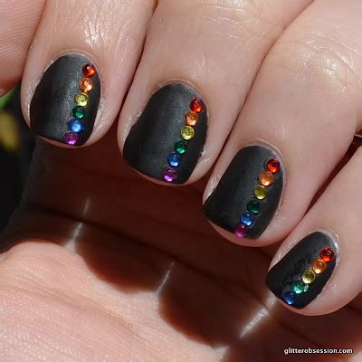 glitter obsession: 31DC2013: Day 9 Rainbow Nails