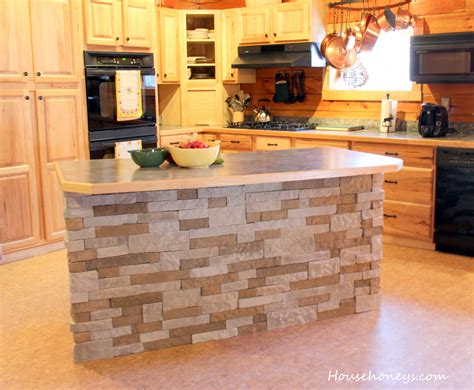 Kitchen Island With Tile Front - ZTech