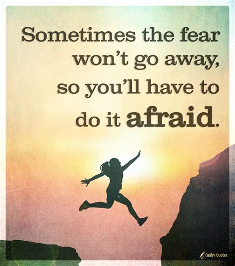 fear | Popular inspirational quotes at EmilysQuotes