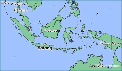 Where is Batang, Indonesia? / Batang, Central Java Map - WorldAtlas.com