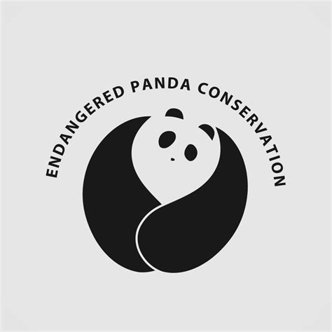 Logo for panda conservation | Logo design, + logo, Design