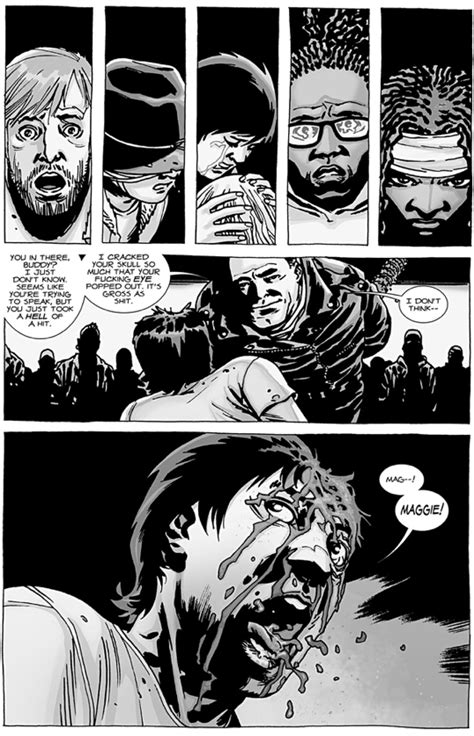 Negan Kills Glenn Rhee – Comicnewbies