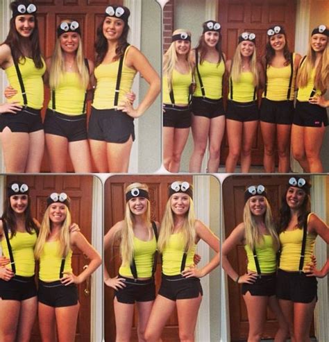 Athletic Clothing | Minion halloween costumes, Cute halloween costumes, Group halloween costumes ...