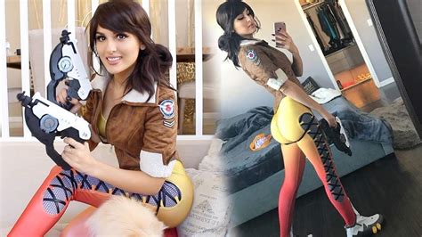 SSSniperwolf as Tracer ️👌🏽😍 | Overwatch Amino