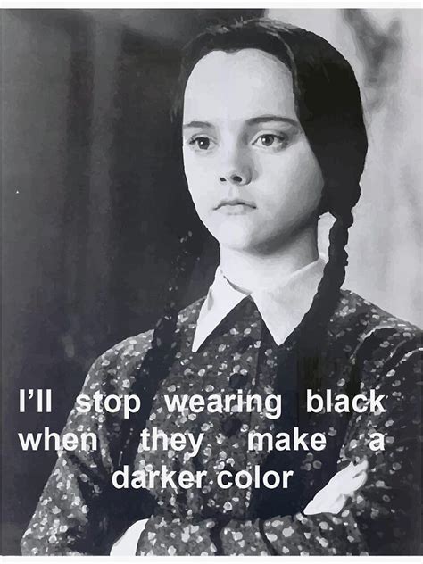 Wednesday Addams Sticker by ldeitch in 2021 | Wednesday addams, Wednesday addams quotes, Funny ...