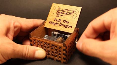 Puff The Magic Dragon Music Box (Invenio Crafts) - YouTube