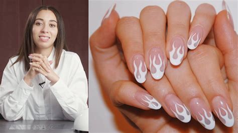 fire nail art tutorials