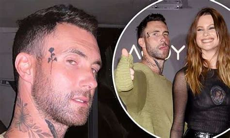 Maroon 5 star Adam Levine got a new face tattoo, and it's as hot as him ...