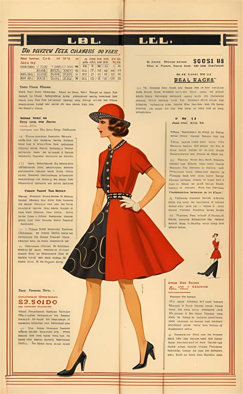 Vintage Fashion Catalog Free Stock Photo - Public Domain Pictures