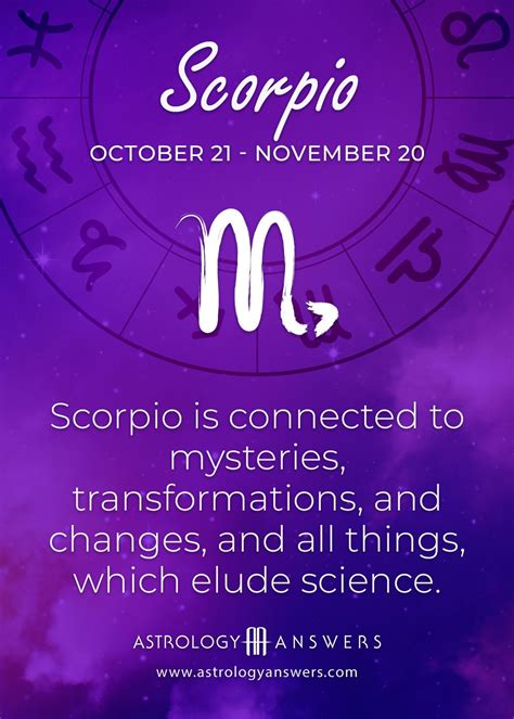 Scorpio Daily Horoscope | Astrology Answers | Scorpio zodiac facts ...