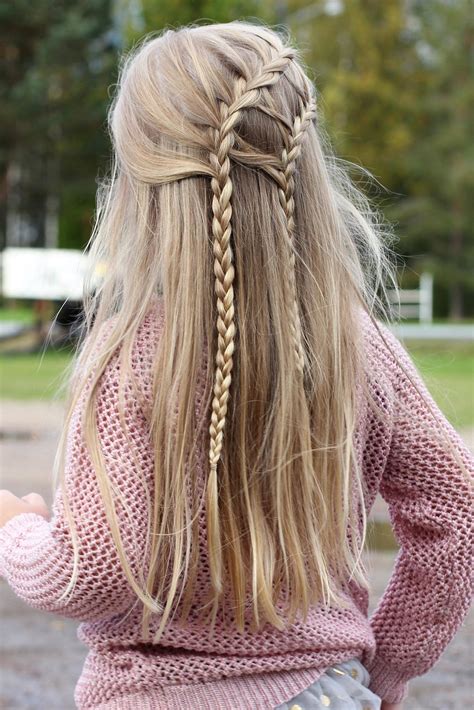 55 ideas de peinados para niñas con trenzas: lindos y fáciles | All ...