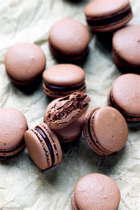 The Best Chocolate Macarons | Ganache recipe, Macaron flavors ...