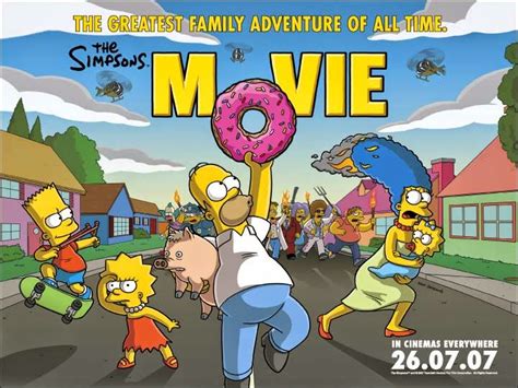 Animated Film Reviews: The Simpsons Movie (2007) - Charm and Wit with an Edge