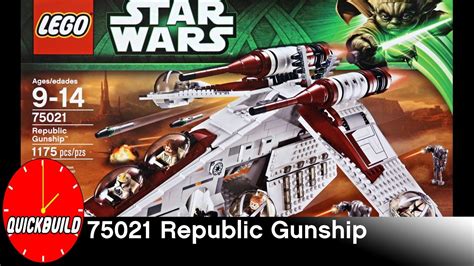 LEGO Star Wars 75021 Republic Gunship - Quick Build and Review - YouTube