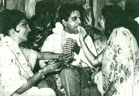 Once upon a time... — Saira Banu, Dilip Kumar and Naseem Banu.