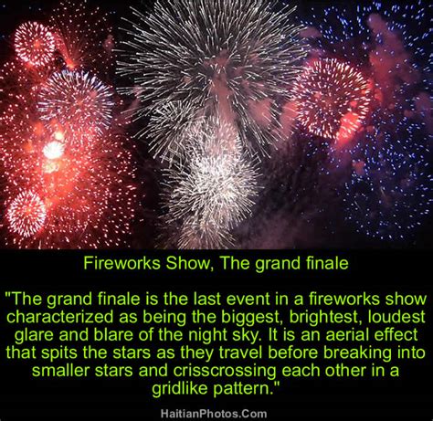 Fireworks Show, The grand finale