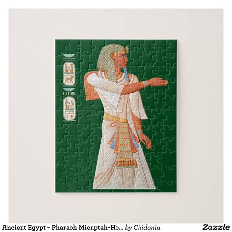Ancient Egypt ~ Pharaoh Mienptah-Hotéphimat ~1878 Jigsaw Puzzle | Zazzle.com | Ancient egypt ...