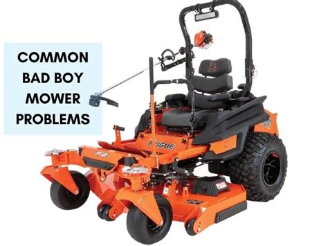 Bad Boy Mower Problems [Troubleshooting + Fixes] | Lawn Model