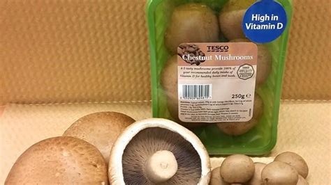 Tesco to sell mushrooms enriched with vitamin D