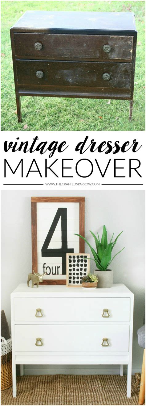 Vintage Dresser Makeover