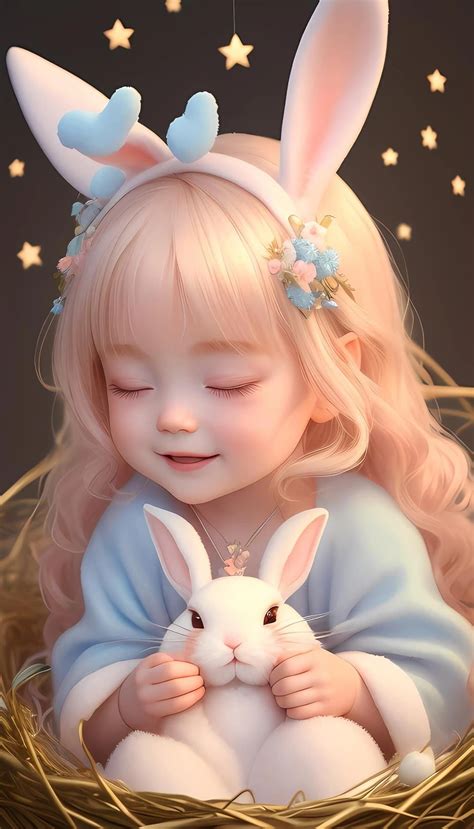 Pin by Choir Riyah on baby wallpaper | Cute bunny cartoon, Cute cartoon wallpapers, Cute drawings