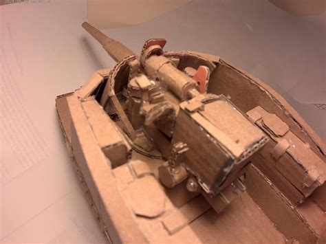 Cardboard Nashorn Tank Destroyer Model : 5 Steps - Instructables