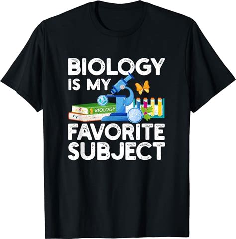 Biologie ist mein Lieblingsfach Student Teacher Science T-Shirt : Amazon.de: Fashion