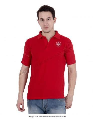 Buy Red Uniform Polo T-Shirt For Men Online @ Best Prices in India | Uniform Bucket | UNIFORM BUCKET