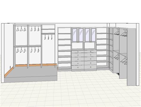 Closets For Life: 3D Closet Drawings So Real You Might Try To Grab For a Hanger