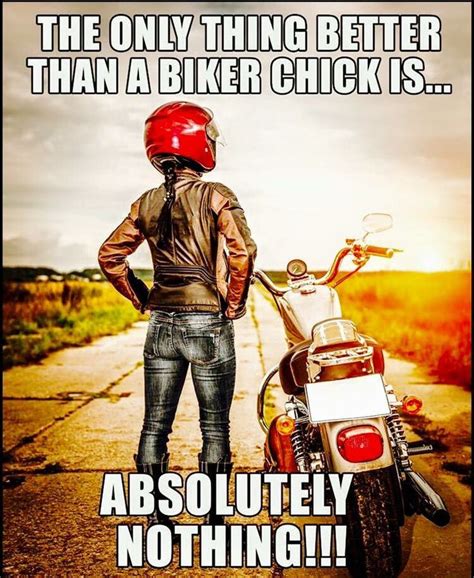 Harley Motorcycle - The only thing better than a biker chick i… | Biker ...