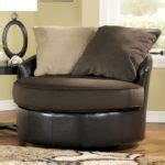 Swivel Round Cuddle Chair Fabric Chenille Leather Round Swivel Cuddle Chair Image 12 | Chair Design